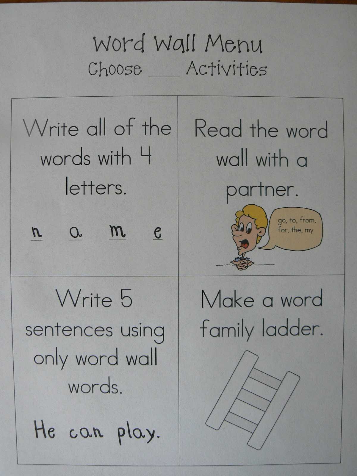 Mrs. T's First Grade Class: Words Their Way Games And Word Intended For Words Their Way Blank Sort Template