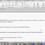 Ms Word 2010 – Mail Merge: Switches Throughout How To Create A Mail Merge Template In Word 2010