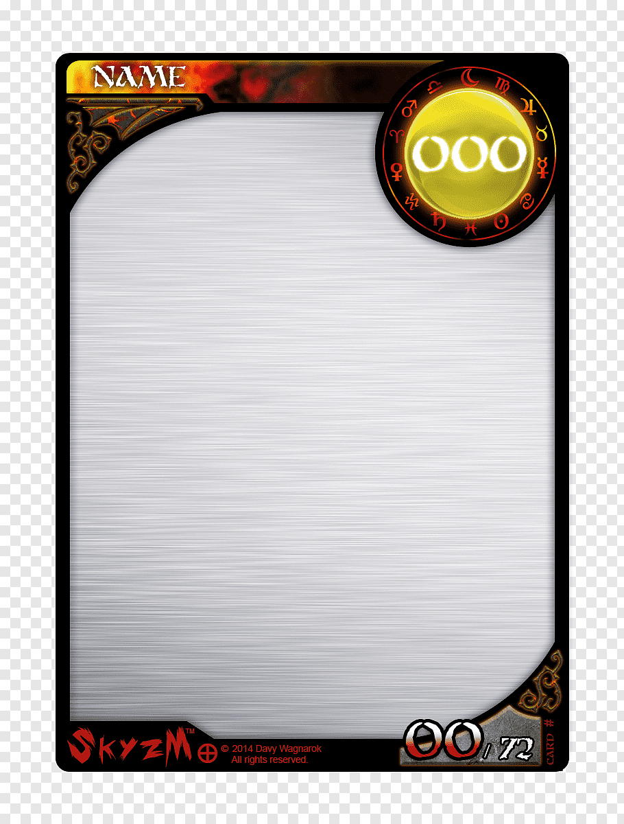 Multicolored Game Card Template, Template Collectable Throughout Blank Magic Card Template