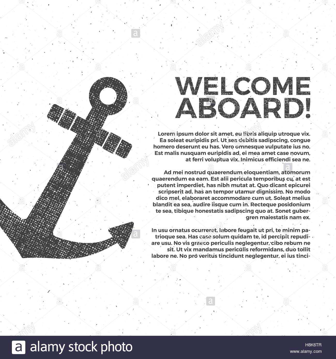 Nautical Banner Design. Sailor Vector Poster Template Regarding Nautical Banner Template