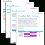 Nessus Scan Summary Report - Sc Report Template | Tenable® within Nessus Report Templates