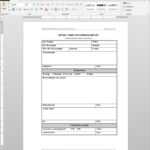 Non Conformance Report Template Word – Barati.ald2014 Throughout Fault Report Template Word