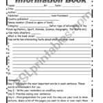 Non Fiction Book Report And Oral Presentation - Esl pertaining to Nonfiction Book Report Template