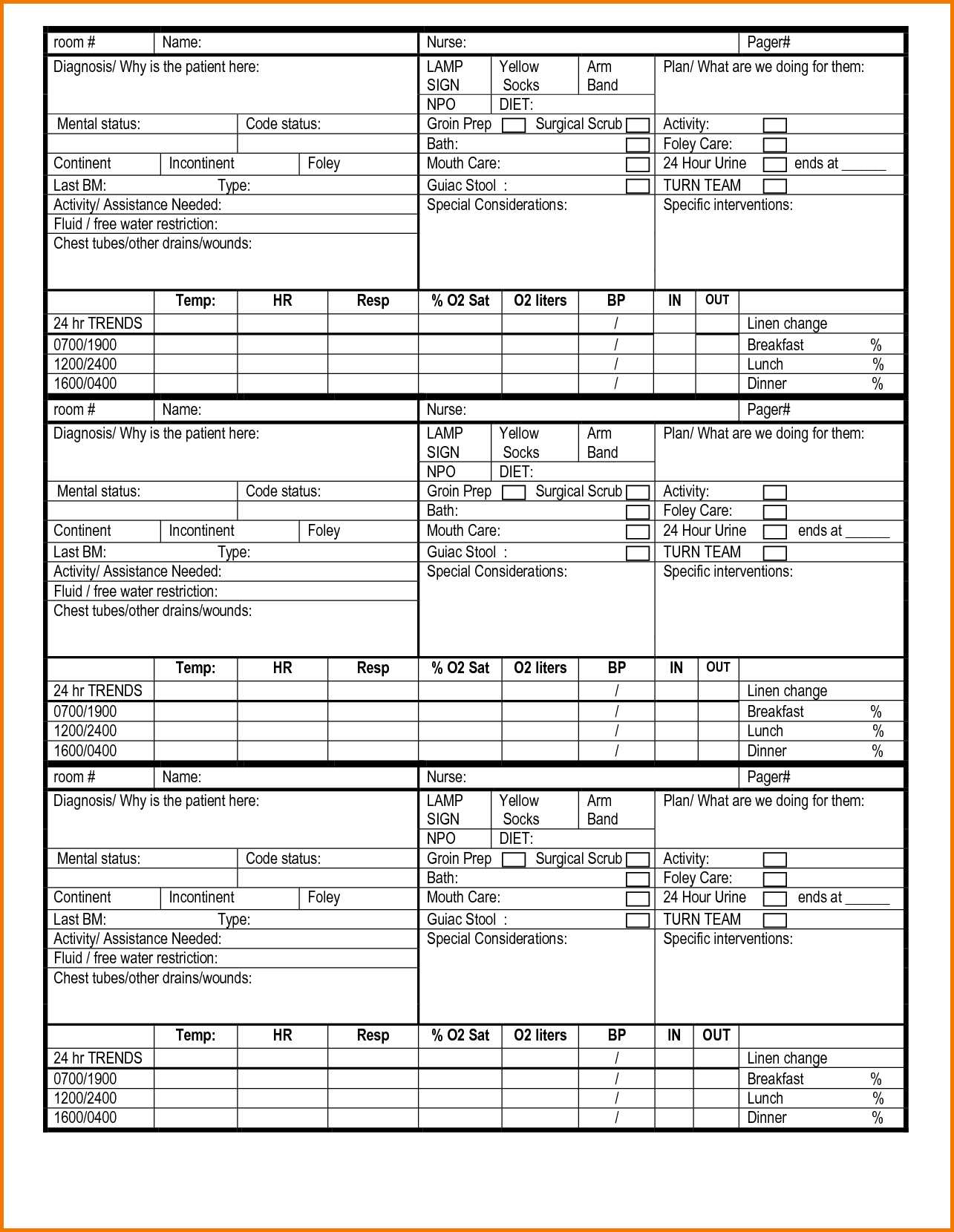 Nurse Brain Worksheet | Printable Worksheets And Activities With Regard To Nurse Report Template