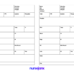 Nursejanx Store Pertaining To Med Surg Report Sheet Templates