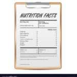 Nutrition Facts Blank Template Food For Blank Food Label Template