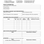 Ocok Serious Incident Form – Fill Online, Printable For Serious Incident Report Template