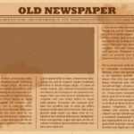 Old Newspaper Template Free Vector Art – (31 Free Downloads) With Regard To Blank Old Newspaper Template