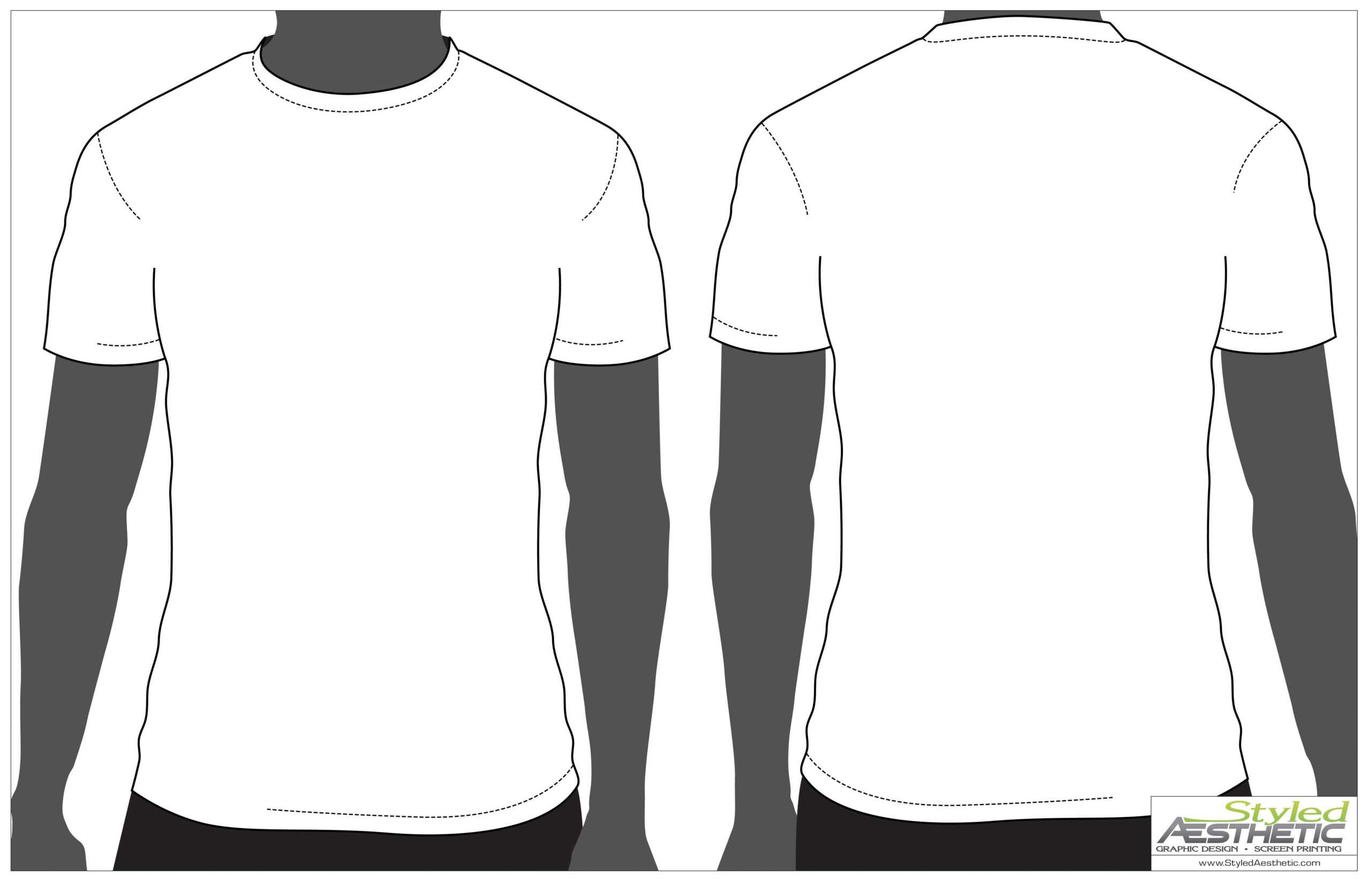 Outline Of A T Shirt Template | Free Download On Clipartmag Within Blank Tshirt Template Pdf
