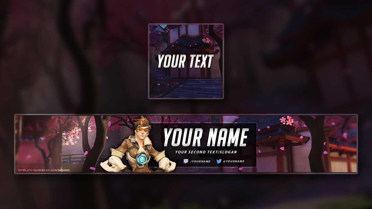 Overwatch Youtube Banner Template – Tristan Nelson Throughout Adobe Photoshop Banner Templates