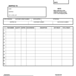 Packing Slip Template – Fill Online, Printable, Fillable Throughout Blank Packing List Template