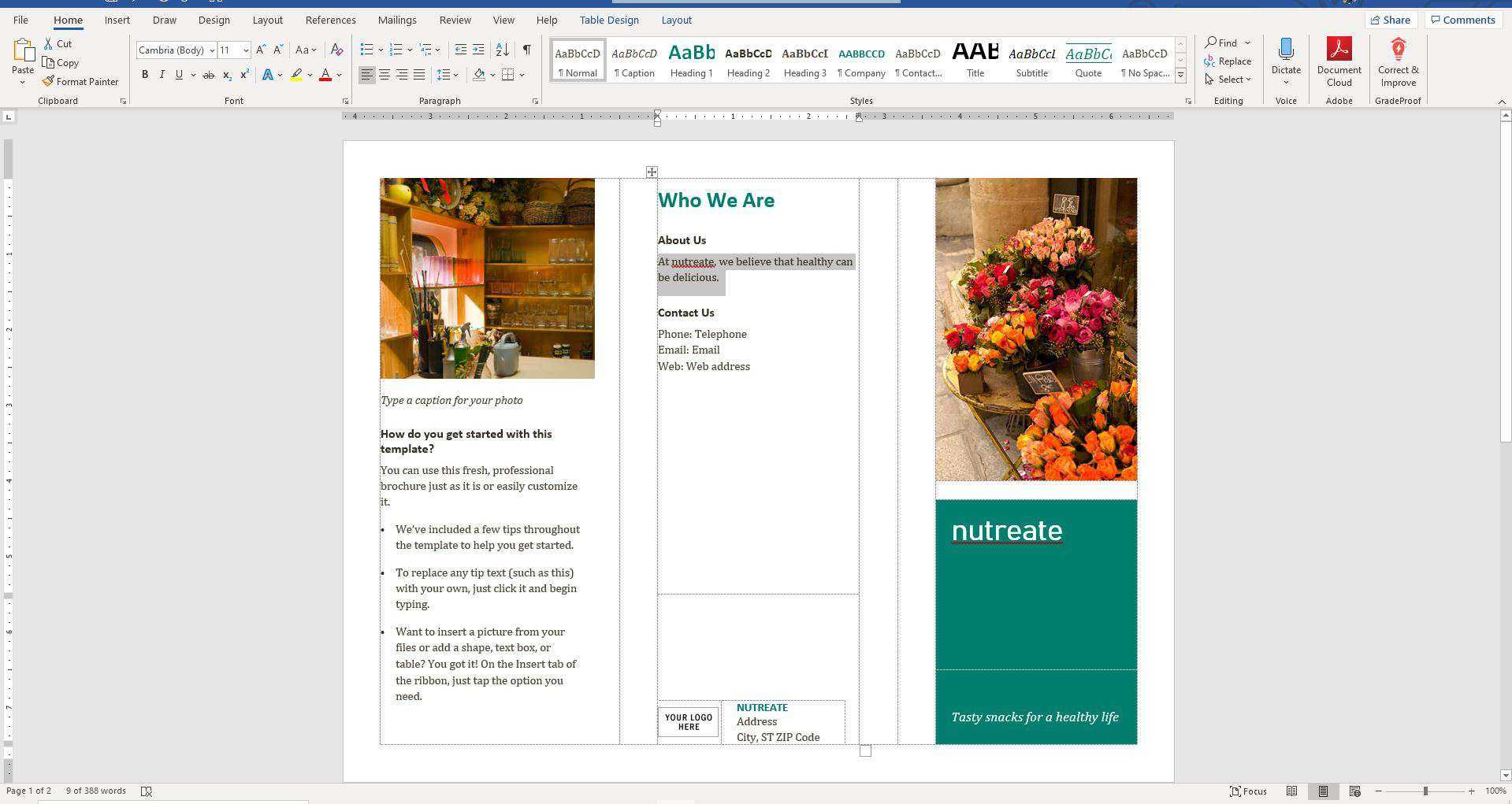 Pamphlet Templates For Word – Tomope.zaribanks.co Within Microsoft Word Pamphlet Template