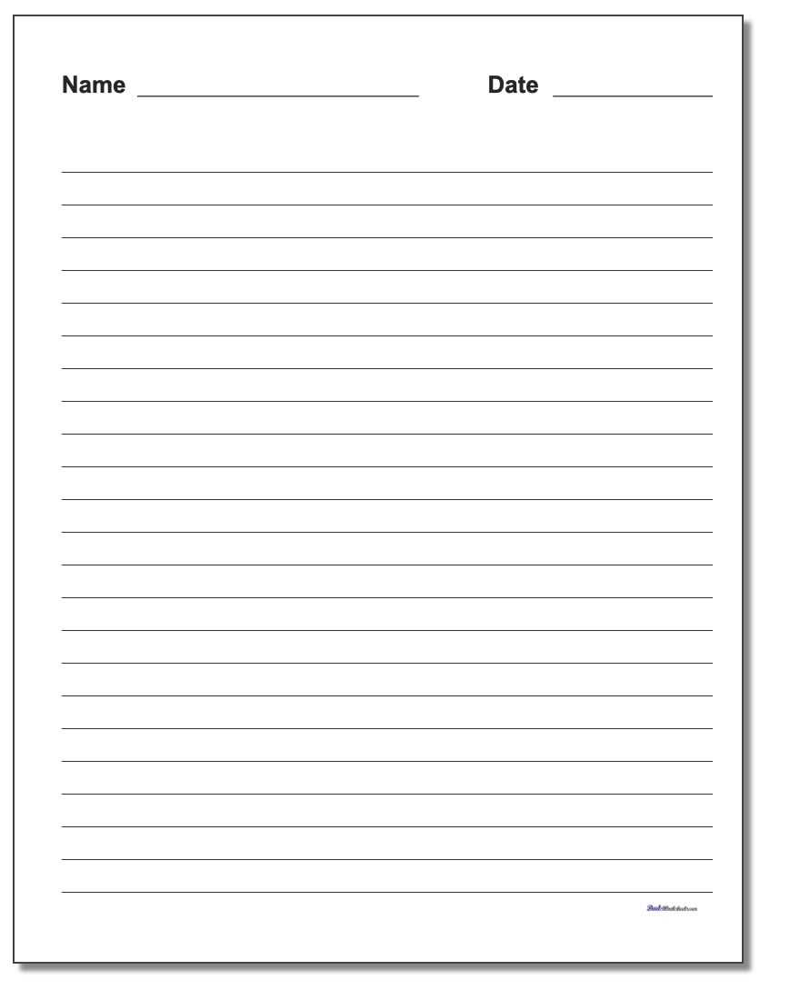 Paper With Lines Printable | Template Business Psd, Excel Regarding Ruled Paper Template Word