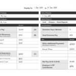 Payslip Template Pdf – Tomope.zaribanks.co Intended For Blank Payslip Template