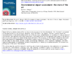 Pdf) Environmental Impact Assessment: The State Of The Art Within Environmental Impact Report Template