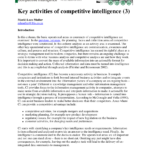 Pdf) Key Activities Of Competitive Intelligence (3) Inside Market Intelligence Report Template