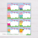 Peppa Pig Food Label Template Intended For Food Label Template Word