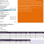 Personal Financial Statement Form – 5+ Printable Formats With Blank Personal Financial Statement Template