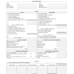 Personal Financial Statement Form - Fill Online, Printable with Blank Personal Financial Statement Template
