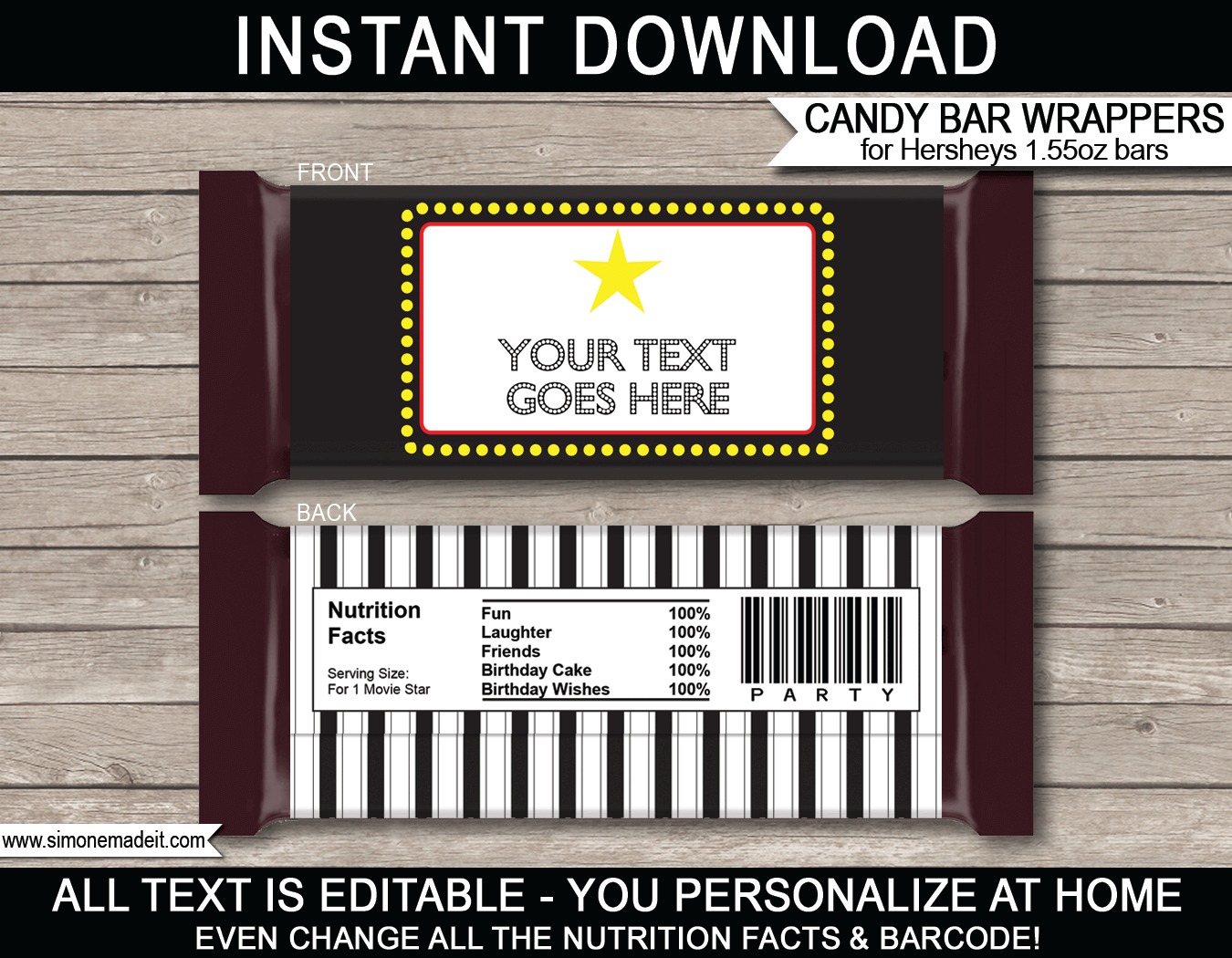 Personalized Hershey Wrappers Template – Tomope.zaribanks.co Throughout Candy Bar Wrapper Template For Word
