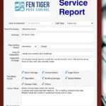Pest Control Uses Ipad To Prepare Service Report | Form In Pest Control Inspection Report Template