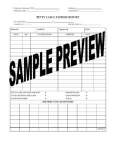 Petty Cash Expense Report For Film Or Tv Production inside Petty Cash Expense Report Template