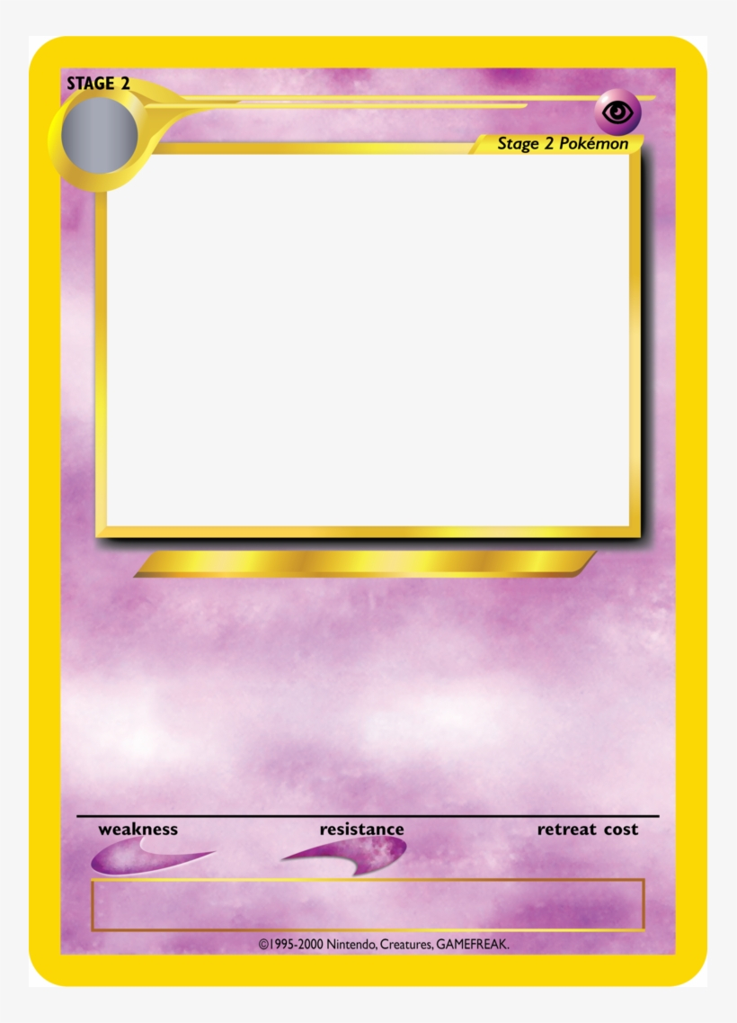 Pokemon Card Template Png – Blank Top Trumps Template In Blank Magic Card Template