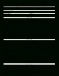 Police Incident Report | Templates At Allbusinesstemplates with Police Incident Report Template