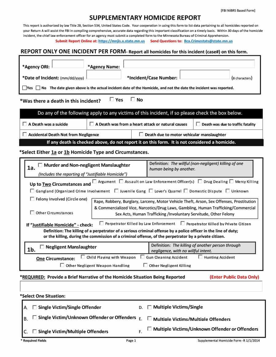 Police Report Example – Tomope.zaribanks.co Intended For Police Incident Report Template