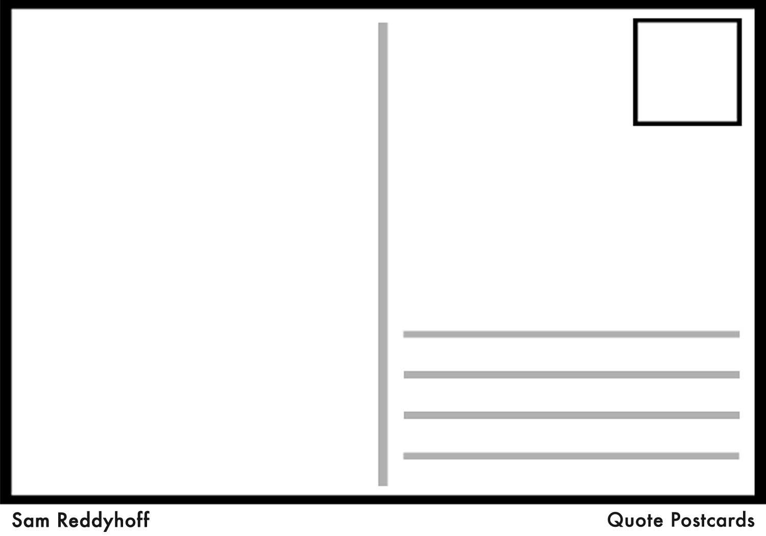 Postcard Template Free | E Commercewordpress With Regard To Free Blank Postcard Template For Word