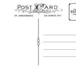Postcardpedia: Free Printable Postcard Templates Inside Free Blank Postcard Template For Word