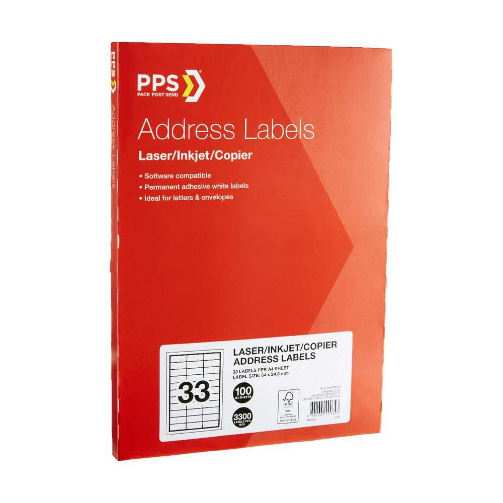 Pps Shipping Labels 8 Up 100 Pack Pertaining To Labels 8 Per Sheet Template Word