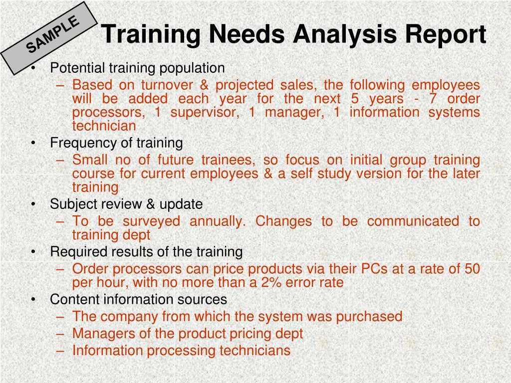 Ppt – Needs Assessment & Analysis Powerpoint Presentation Regarding Training Needs Analysis Report Template
