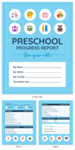 Pre-K Progress Report with regard to Preschool Weekly Report Template