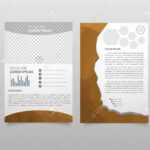 Presentation Layout Design Template. Annual Report Cover Page With Noc Report Template
