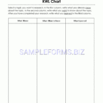 Preview Pdf Kwl Chart 1, 1 Regarding Kwl Chart Template Word Document