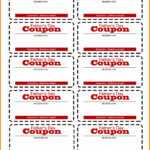Printable Blank Coupon Template – Barati.ald2014 In Blank Coupon Template Printable