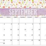 Printable Calendar September 2018 For Kids | Printable 2019 Intended For Blank Calendar Template For Kids