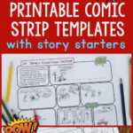 Printable Comic Strip Templates With Story Starters – Frugal Within Printable Blank Comic Strip Template For Kids