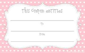 Printable Custom Coupons - Tomope.zaribanks.co throughout Blank Coupon Template Printable