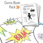 Printable Diy Comic Book Pack And Drawing Resources – Create Regarding Printable Blank Comic Strip Template For Kids