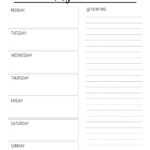 Printable Meal Planning Template – Paper Trail Design For Blank Meal Plan Template