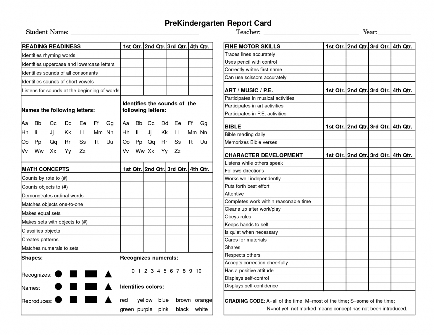 Printable Preschool Progress Report Template Childcare Intended For Preschool Weekly Report Template
