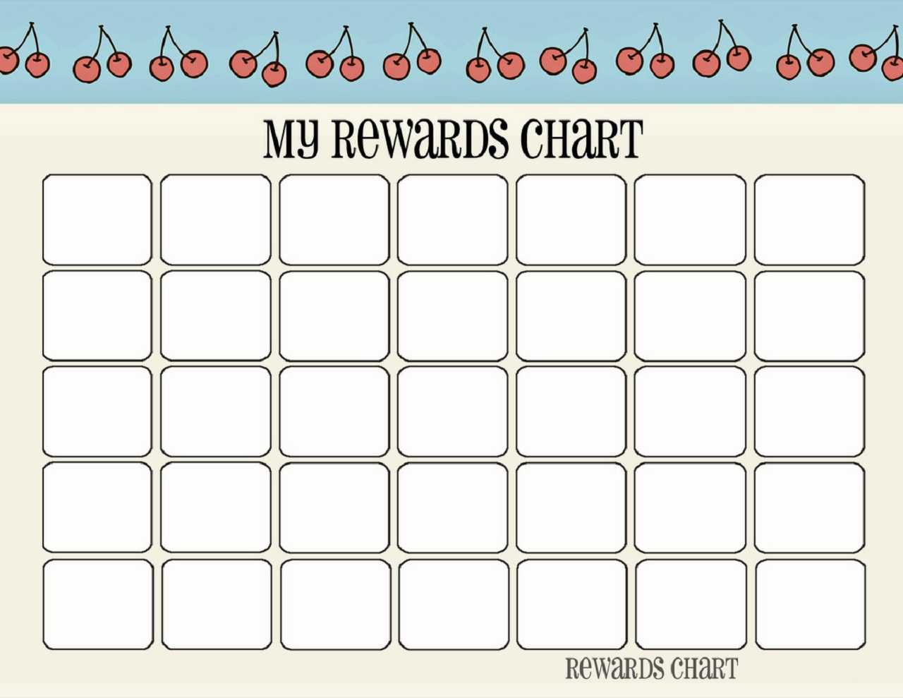 Printable Reward Chart Template | Activity Shelter With Blank Reward Chart Template