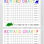 Printable Reward Chart With Regard To Blank Reward Chart Template