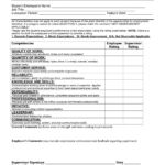 Printable Sample Employee Evaluation Forms Laser Evaluation With Word Employee Suggestion Form Template