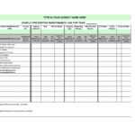 Printable Vehicle Maintenance Log Templates Template Lab Within Computer Maintenance Report Template