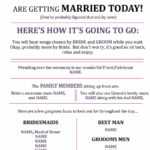 Printable Wedding Programs Free – Tomope.zaribanks.co Inside Free Printable Wedding Program Templates Word
