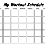 Printable Workout Log Sheets | Templates At Intended For Blank Workout Schedule Template
