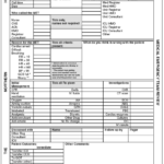 Pro Forma Document (Case Report Form) Used To Record The In Icu Report Template